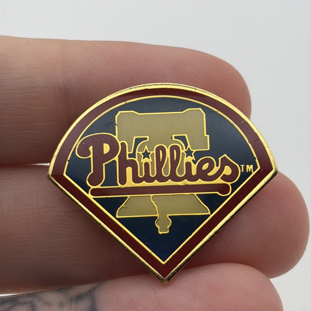 MLB Baseball Philadelphia Phillies Liberty Bell Logo Lapel Hat Pin